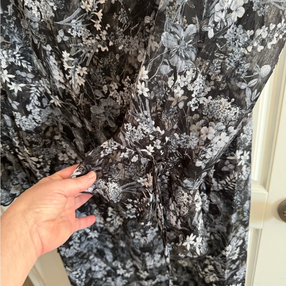 Floral chiffon duster - Picture 4 of 4